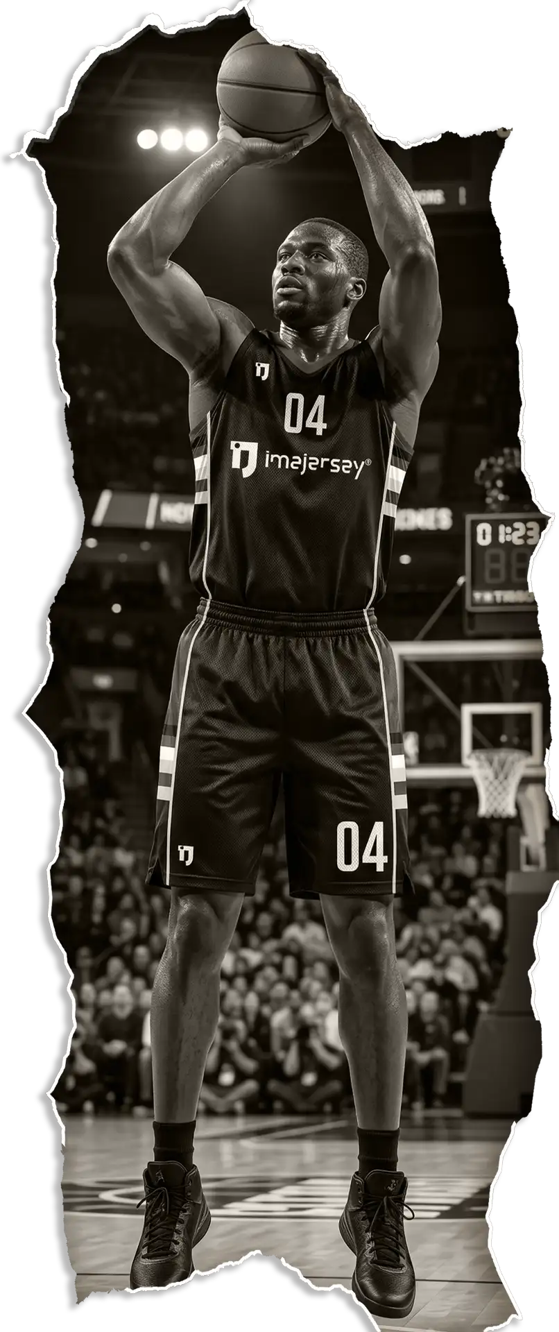 Özel tasarım basket forması örneği